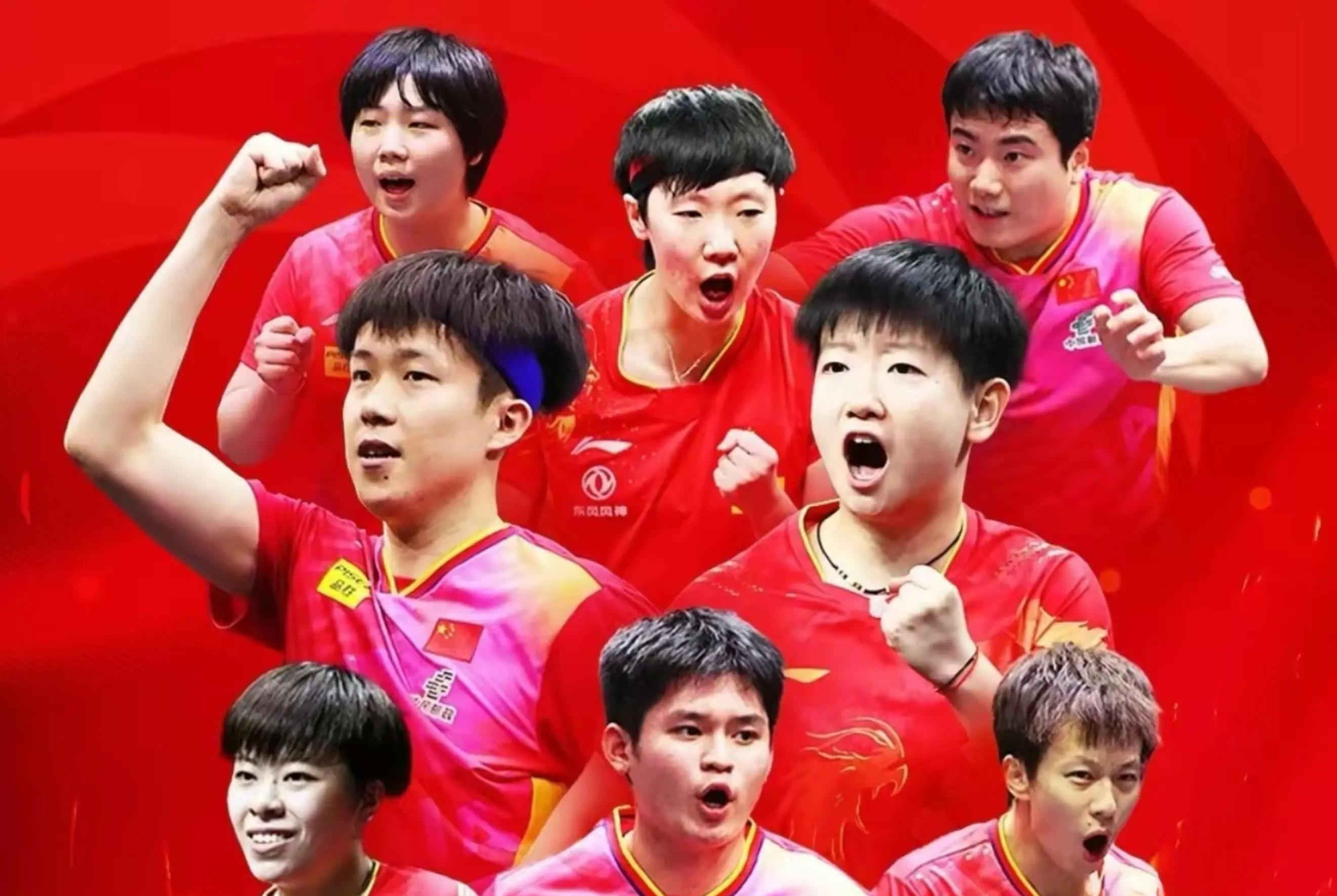 包含乒乓球全明星赛选手实力激烈对决，悬念重重的词条