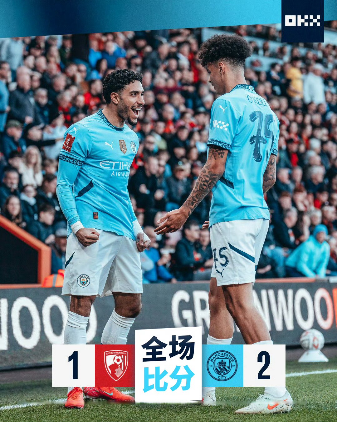 曼城再胜多特蒙德，锁定半决赛席位