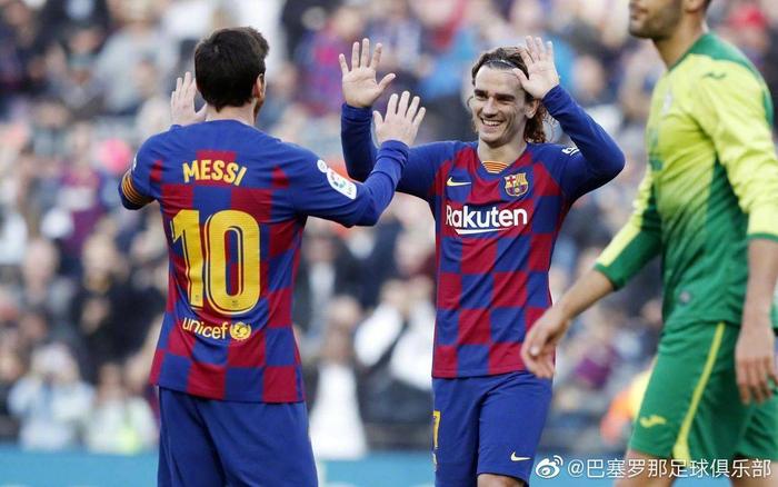 梅西带领巴塞罗那豪取西甲联赛胜利 梅西带领巴塞罗那豪取西甲联赛胜利